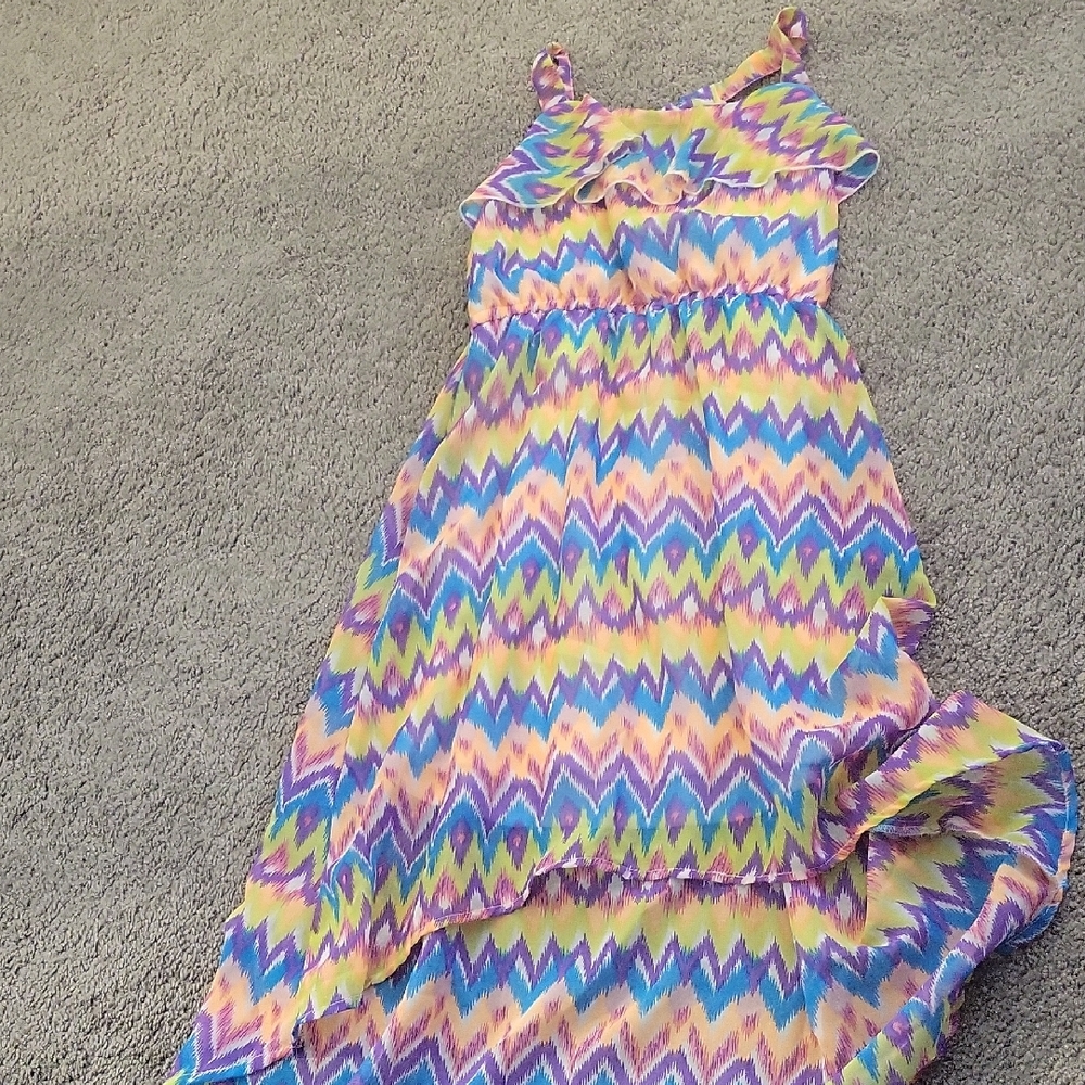 Real Love Colorful Zigzag Dress